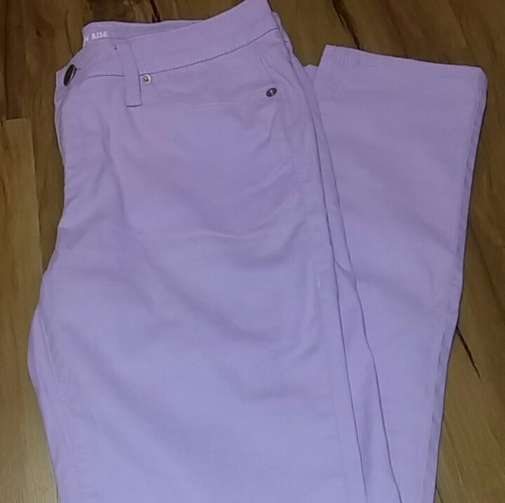 Pink skinny jeans